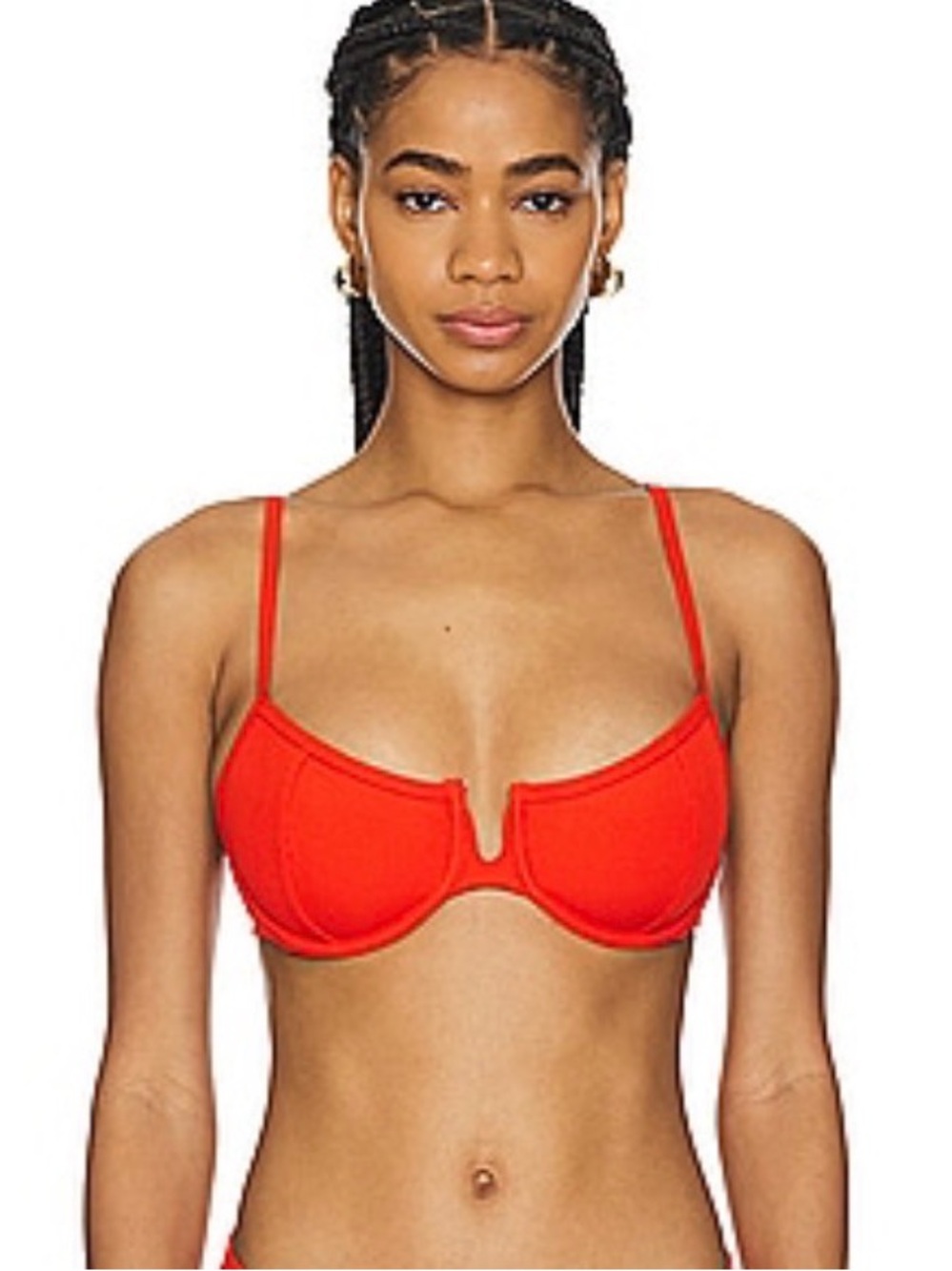 L*space Hunter Bikini Top in Pimento size L